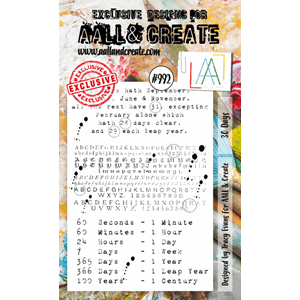 AALL and Create - 30 Days Stamp Set, A7
