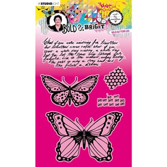 Studio Light - Bold Butterflies Bold & Bright Clear Stamps