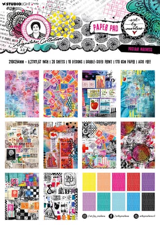 Art By Marlene - Postage Madness Paper Pad