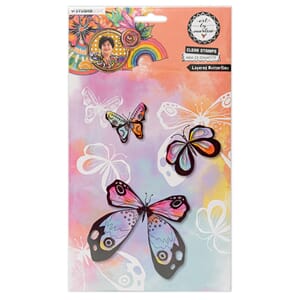 Art by Marlene - Layered Butterflies Clear Stamps