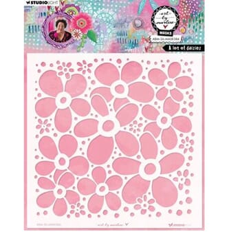 Art by Marlene - A Lot of Daisies Mask, str 8x8 inch