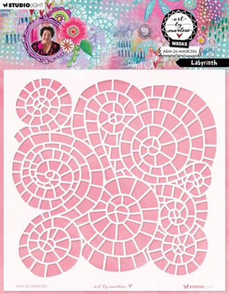 Art by Marlene - Labyrinth Mask, str 8x8 inch