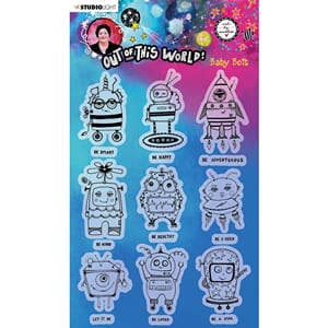 Studio Light - ABM Baby Bots 74 Out Of This World Stamp