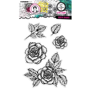 Art by Marlene - Garden Romance Signature Cling Stamp