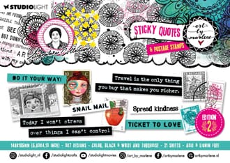 Art By Marlene - Edition 2 Sticky Quotes & Postage Stamps