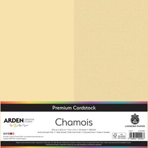 Premium Cardstock 12x12 Inch - Chamois, 300 gram, 1 ark
