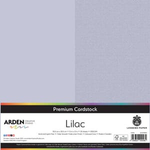 Premium Cardstock 12x12 Inch - Lilac, 300 gram, 1ark