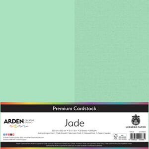 Premium Cardstock 12x12 Inch - Jade, 300 gram, 1ark