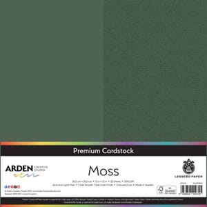 Premium Cardstock 12x12 Inch - Moss, 300 gram, 1ark