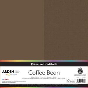 Premium Cardstock 12x12 Inch - Coffee Bean, 300 gram, 1ark