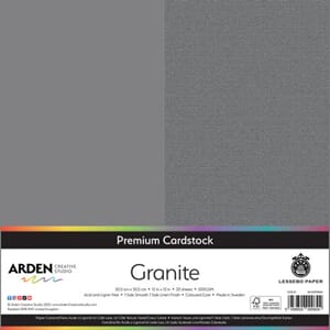 Premium Cardstock 12x12 Inch - Granite, 300 gram, 1ark