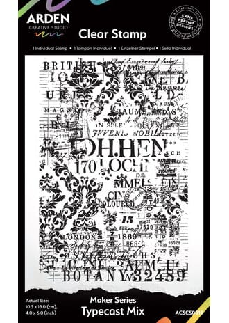 Arden - Background Stamp Typecast Mix