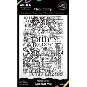 Arden - Background Stamp Typecast Mix