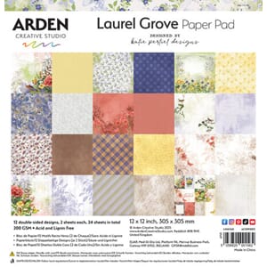 Arden - Laurel Grove 12x12 Inch Paper Pad