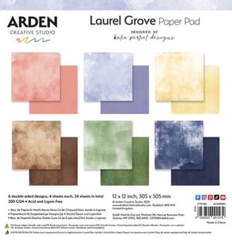 Arden - Laurel Grove Solids 12x12 Inch Paper Pad