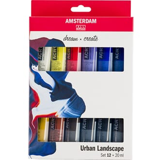 Amsterdam - Urban landskap Standard Acrylic paint, 20ml