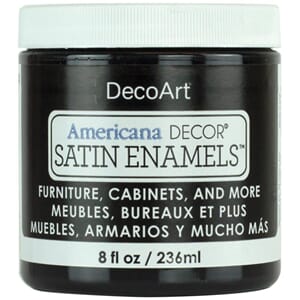 Americana Decor Metallics - Classic Black, 8oz