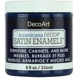 Americana Decor Metallics - Dark Denim, 8oz