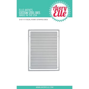 Avery Elle: Focal Point Stripes - Elle-Ments Dies