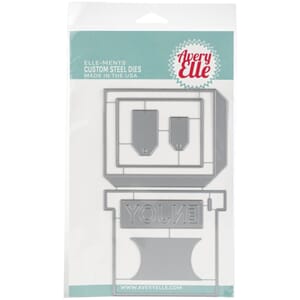 Avery Elle: Gift Box Card Holder Elle-Ments Dies