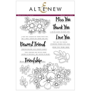 Altenew: Dearest Friend Stamp Set