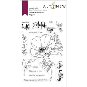 Altenew: Paint-A-Flower: Poppy
