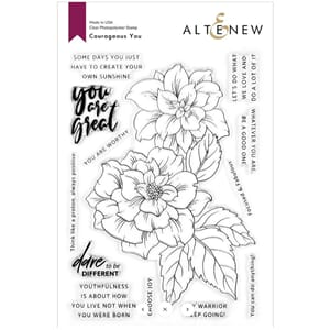 Altenew: Courageous You Stamp Set