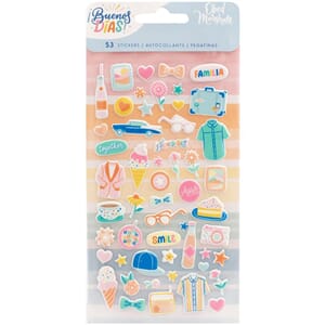 American Crafts - Obed Marshall Buenos Dias Puffy Stickers