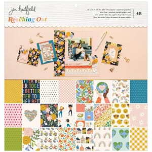Jen Hadfield: Reaching Out Paper Pad, 12x12, 48/Pkg