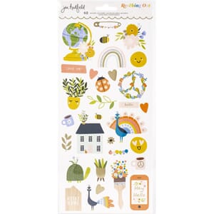 Jen Hadfield: Icons Reaching Out Stickers, 6x12, 62/Pkg
