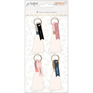 Jen Hadfield - Peaceful Heart Tassels, 4/Pkg