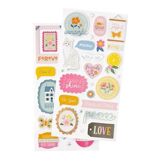 American Crafts - Stardust Happy Thickers Stickers