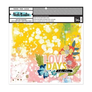 Vicki Boutin - Painted Backgrounds Print Shop 12x12 PaperPad