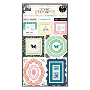Bo Bunny - Brighton Puffy Stickers Frame