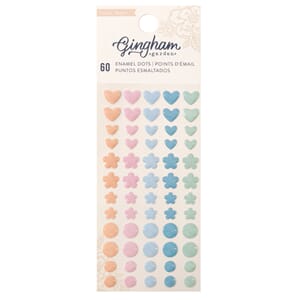Crate Paper - Gingham Garden Enamel Dots