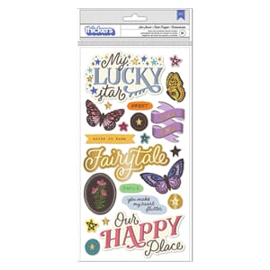Crate Paper - Moonlight Magic Phrases Gold Foil Thicker