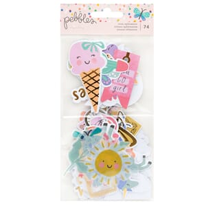 Pebbles - Cool Girl Ephemera Icons Gold Foil