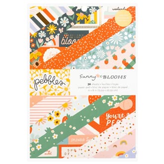 Pebbles  - Sunny Bloom 6x8 Inch Paper Pad