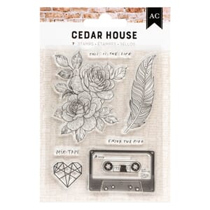 American Craft - Cedar House Clear Stamps
