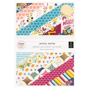 Pink Paislee - Joyful Notes 6x8 Inch Paper Pad