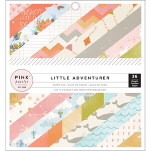 Pink Paislee: Little Adventurer Girl Paper Pad, 6x6, 36/Pkg