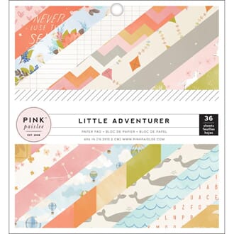 Pink Paislee: Little Adventurer Girl Paper Pad, 6x6, 36/Pkg