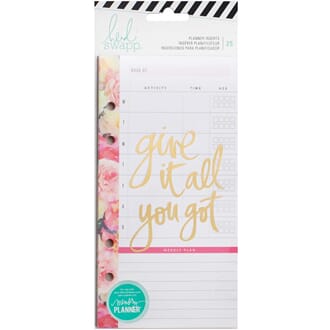 Heidi Swapp: Meal & Exercise Personal Memory Planner Inserts