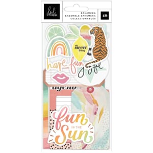 Heidi Swapp - Sun Chaser Ephemera Die-Cuts 56/Pkg