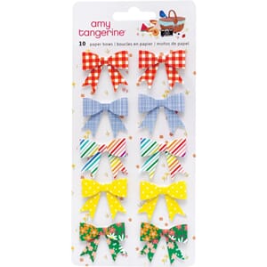Amy Tan: Picnic In The Park Paper Bows Stickers 10/Pkg