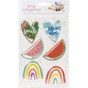 Amy Tan: Picnic In The Park Shaker Stickers, 6/Pkg
