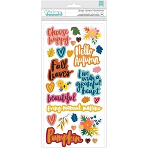 Amy Tan: Late Afternoon Thickers Stickers 50/Pkg