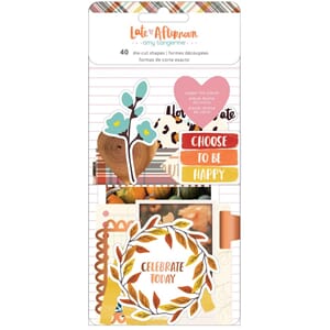 Amy Tan: Late Afternoon Ephemera Die-Cuts, 40/Pkg