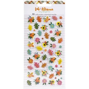 Amy Tan: Late Afternoon Mini Puffy Stickers, 55/Pkg