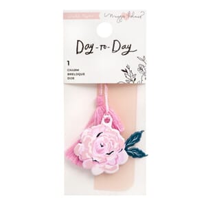 Crate Paper: Maggie Holmes Floral Day-To-Day Charm Bookmark